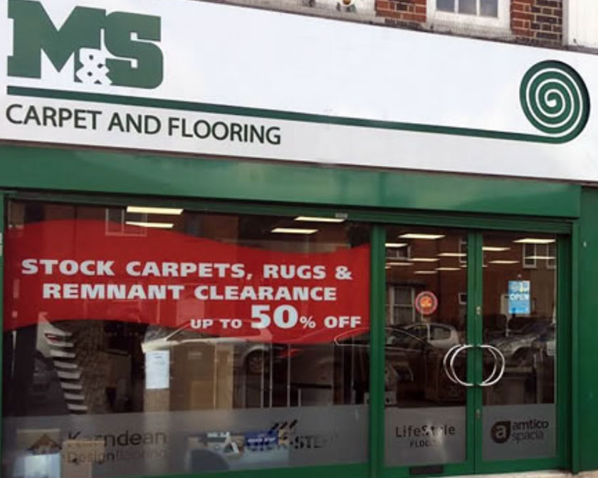 Carpet Shop Front Surrey